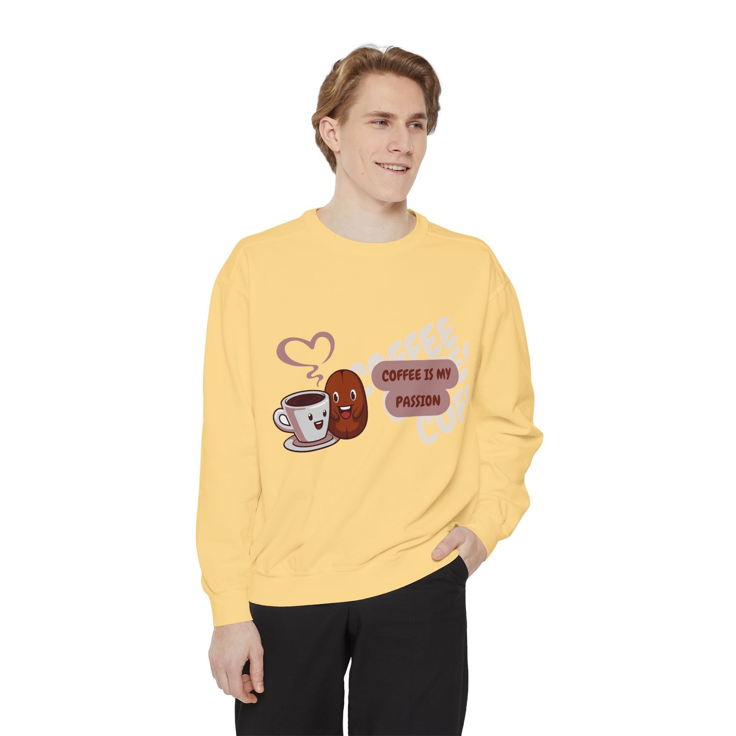 Coffee Lovers Sweatshirt | Cozy Morning Gift for Cafe Enthusiasts, Warm & Comfortable