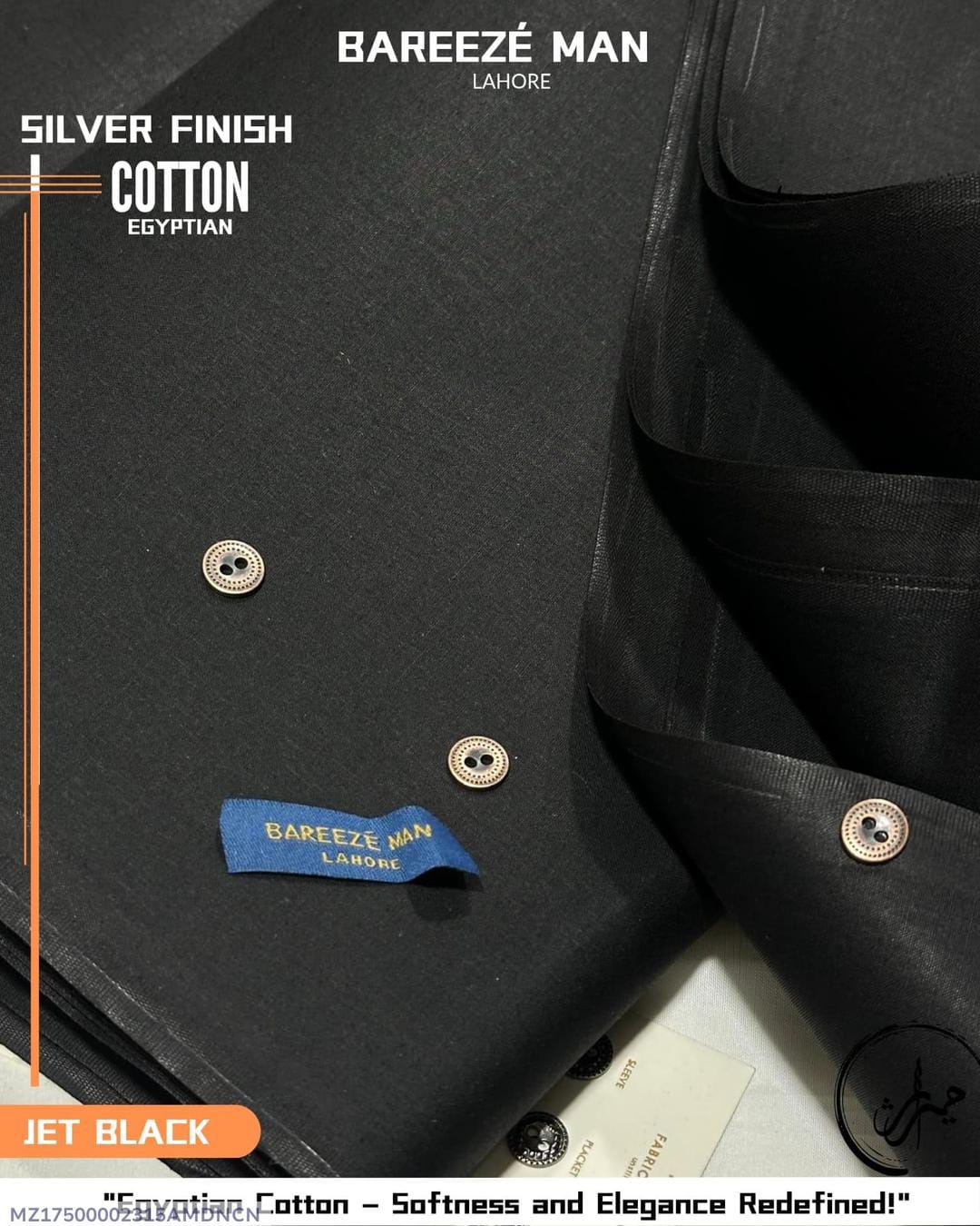 Men’s Unstitched Cotton Plain Suit