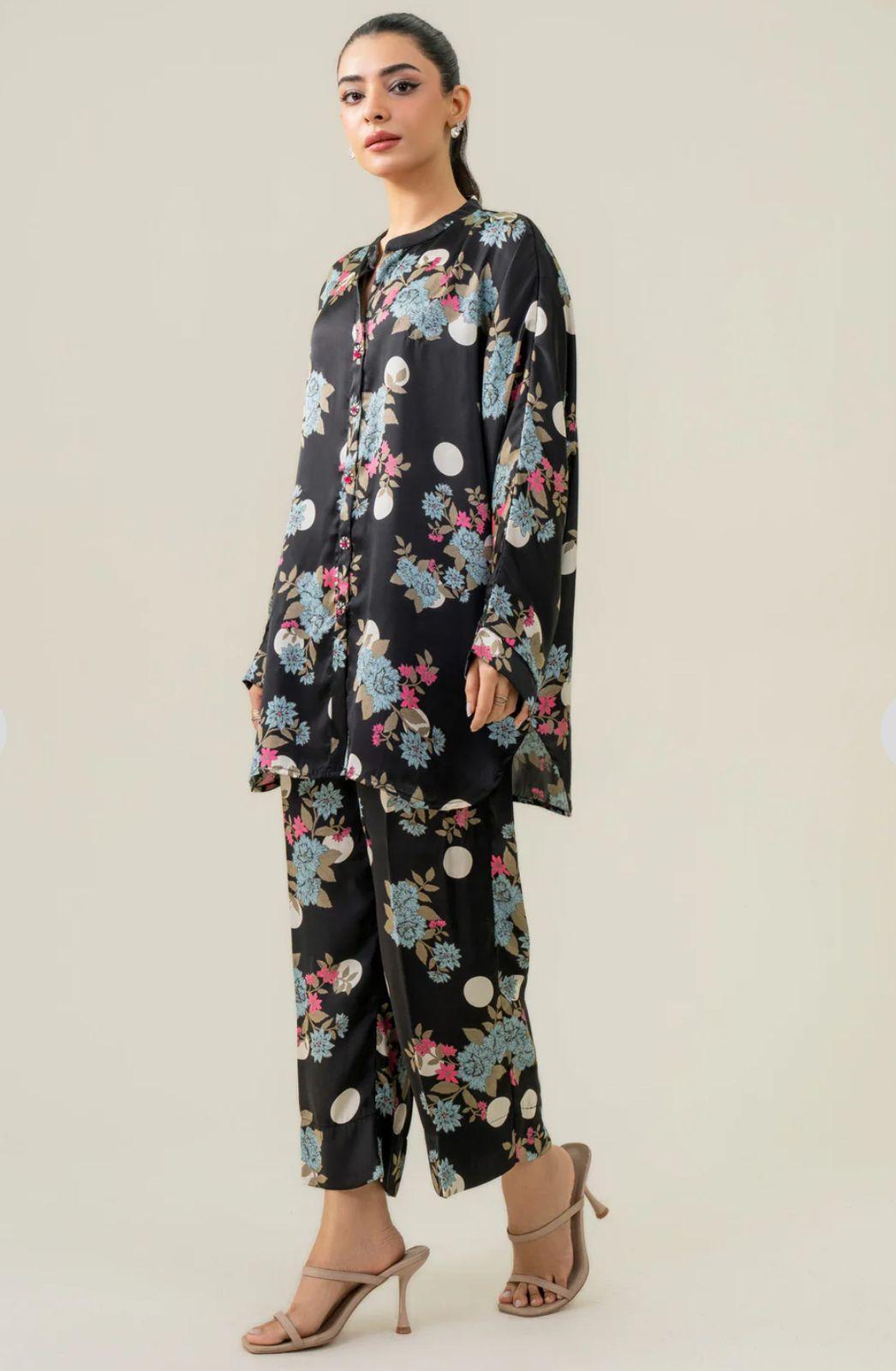 Stylish Printed Lawn Suit for Women - 2 Pcs Set with Cut Work Neckline