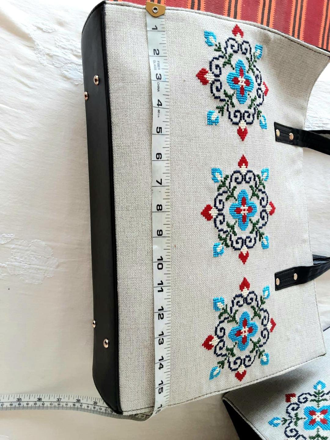 Women's Cotton Embroidered Hand Bag