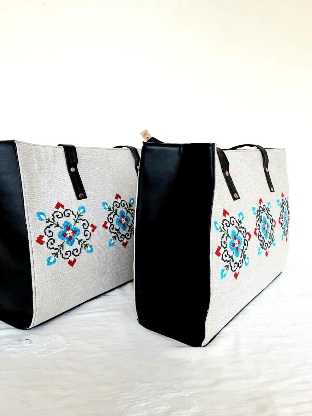 Women's Cotton Embroidered Hand Bag