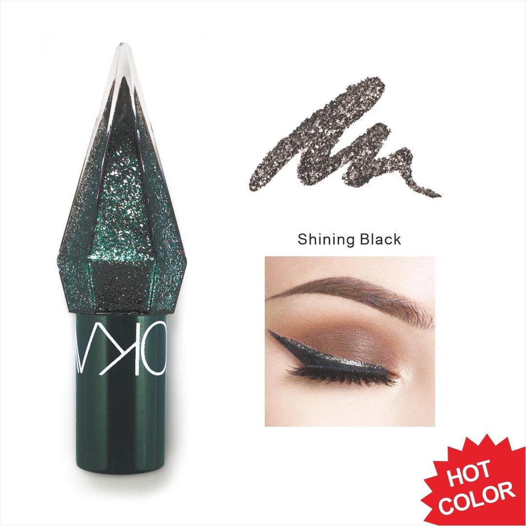 Glow Eyeliner Liquid Mini Five-color Shimmer Eyeshadow Paste Smooth Fine Brush Head Cross-border Beauty Makeup