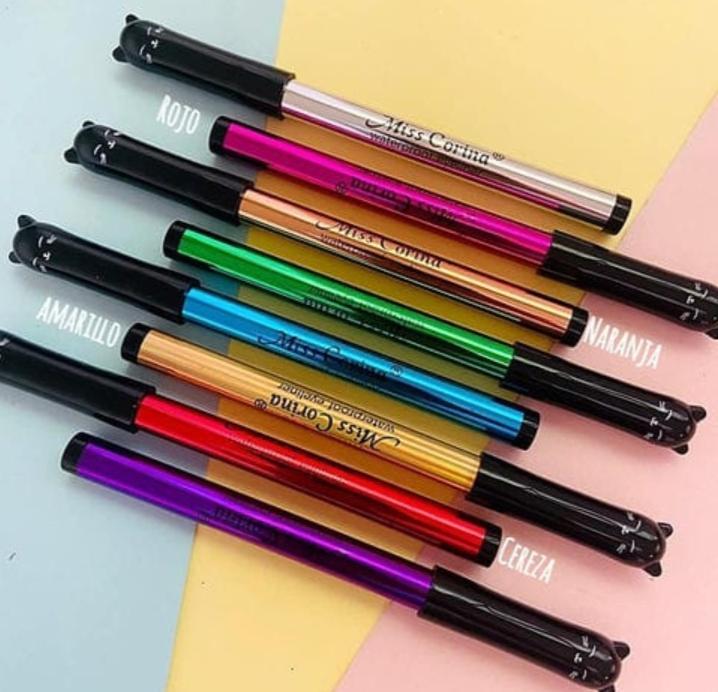 Matte Gel Eyeliner Set - Vibrant Color Selection