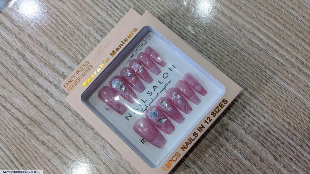 Professional Manicure Fake Nails - Pack of 10 for Endless Creativity
