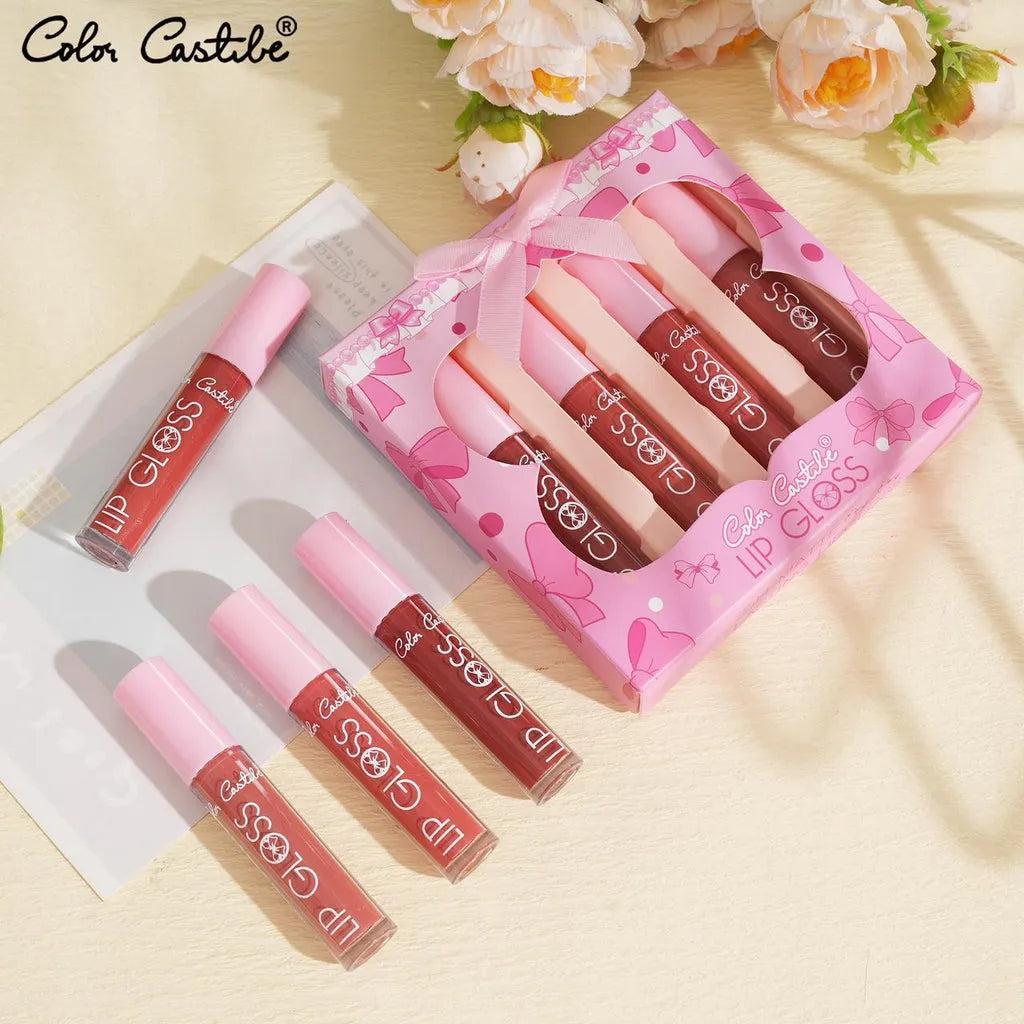 4 Pcs High Pigmented Multicolor Matte Lip Gloss Set