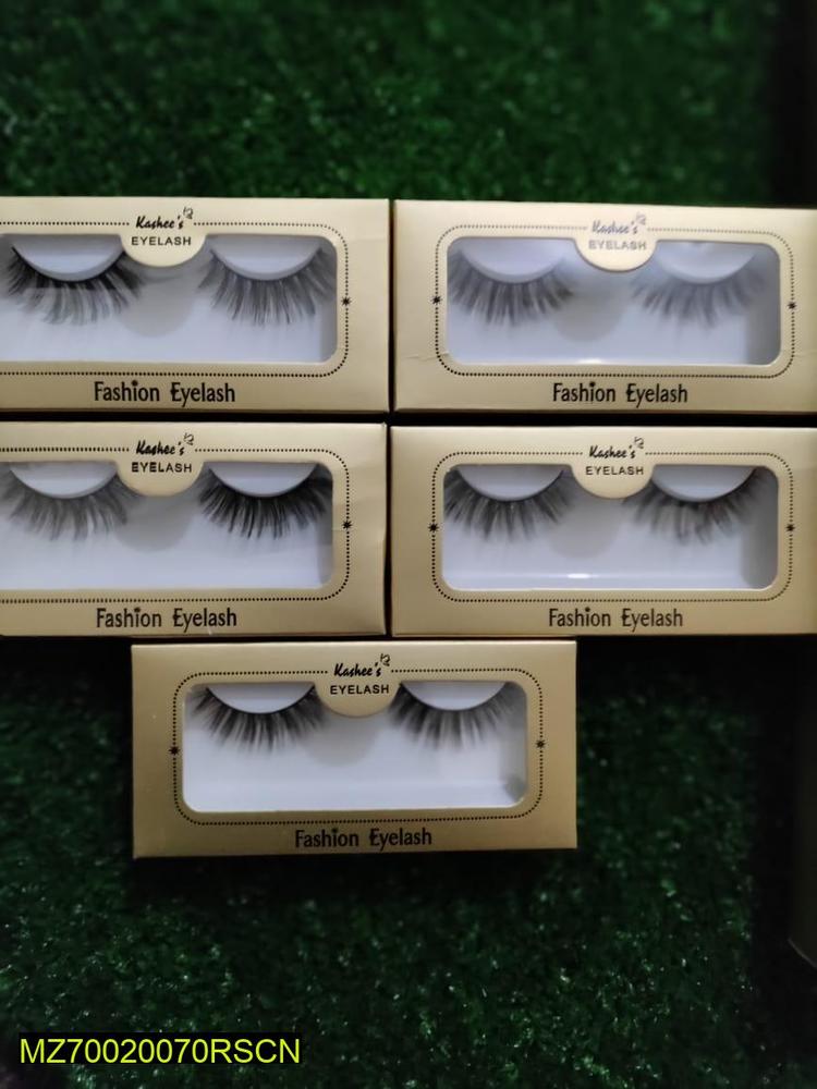 Extended Wear False Eyelashes - Pack Of 5 & Volumizing False Eyelashes β 3D Effect, Pack of 2