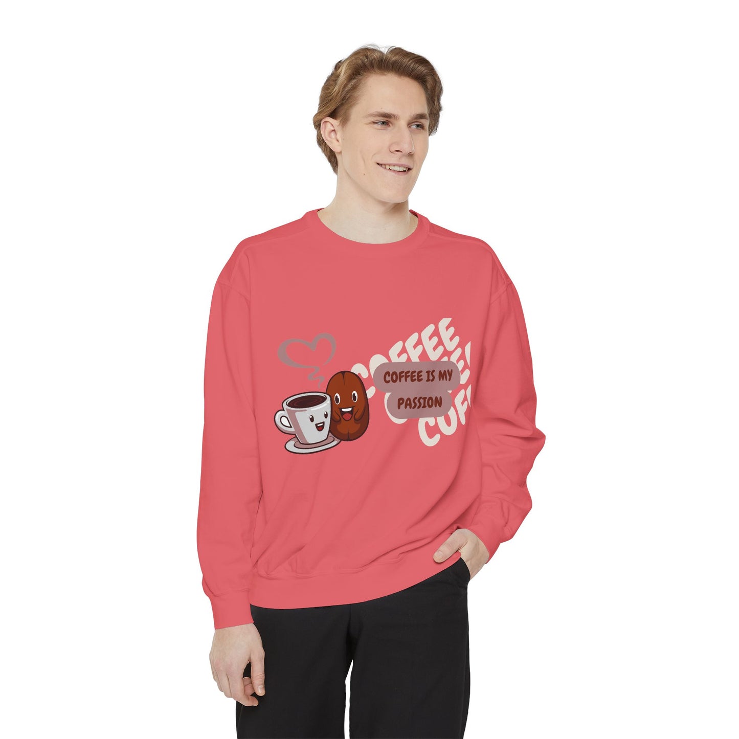 Coffee Lovers Sweatshirt | Cozy Morning Gift for Cafe Enthusiasts, Warm & Comfortable