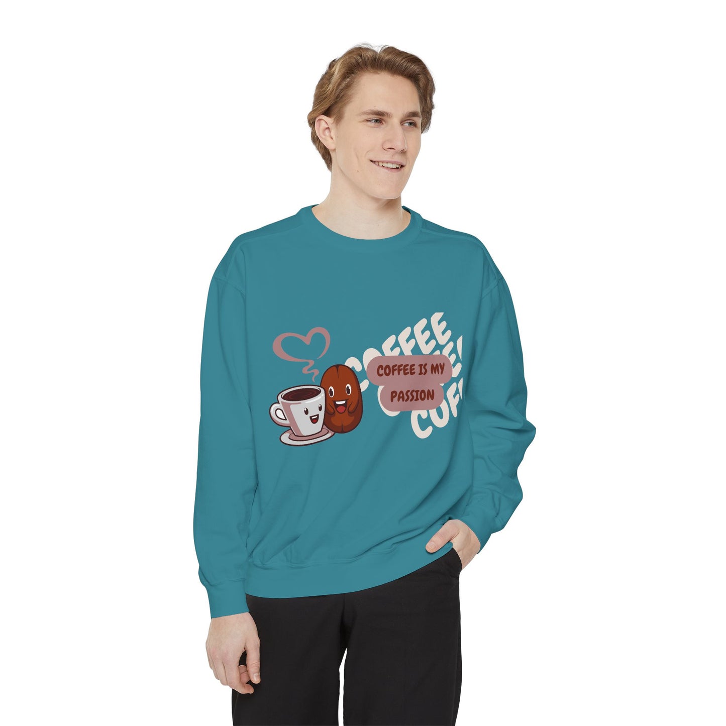 Coffee Lovers Sweatshirt | Cozy Morning Gift for Cafe Enthusiasts, Warm & Comfortable