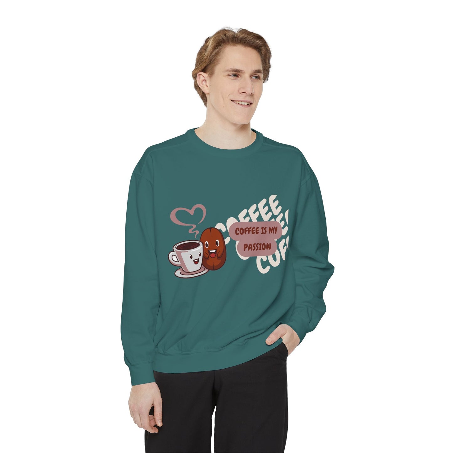 Coffee Lovers Sweatshirt | Cozy Morning Gift for Cafe Enthusiasts, Warm & Comfortable