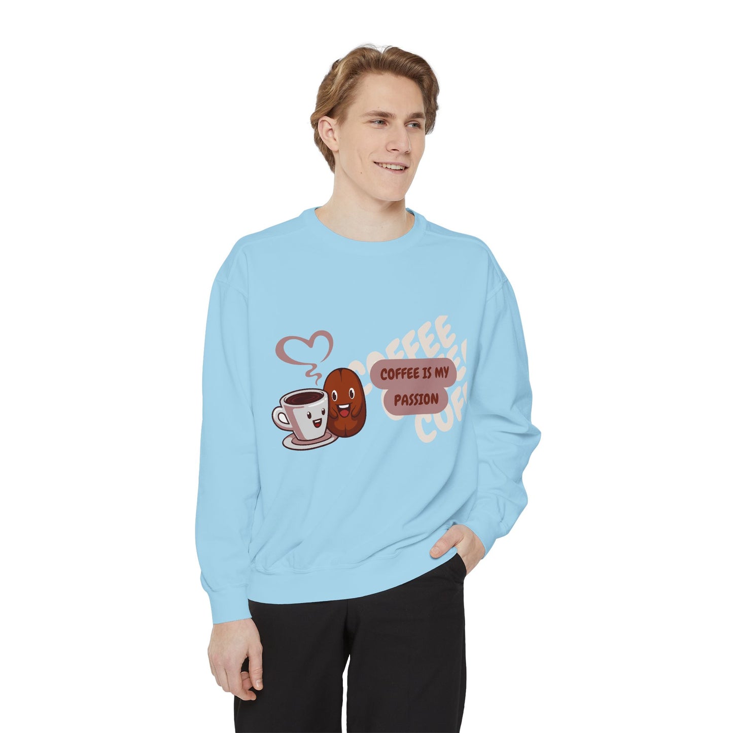Coffee Lovers Sweatshirt | Cozy Morning Gift for Cafe Enthusiasts, Warm & Comfortable
