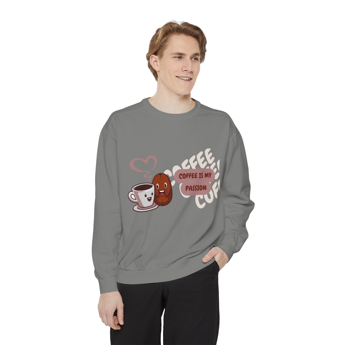 Coffee Lovers Sweatshirt | Cozy Morning Gift for Cafe Enthusiasts, Warm & Comfortable
