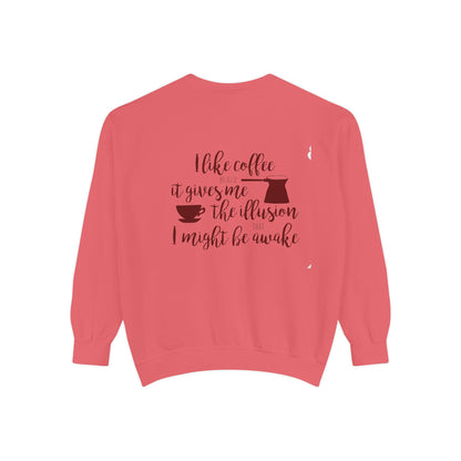 Coffee Lovers Sweatshirt | Cozy Morning Gift for Cafe Enthusiasts, Warm & Comfortable