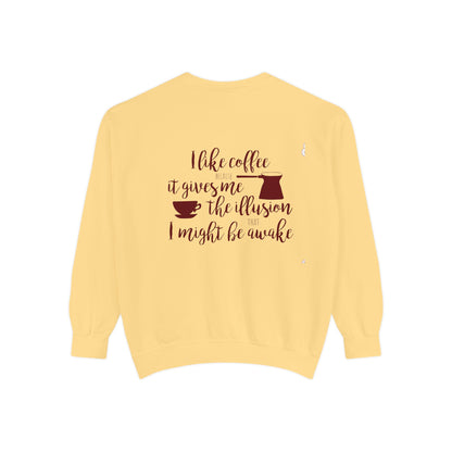 Coffee Lovers Sweatshirt | Cozy Morning Gift for Cafe Enthusiasts, Warm & Comfortable