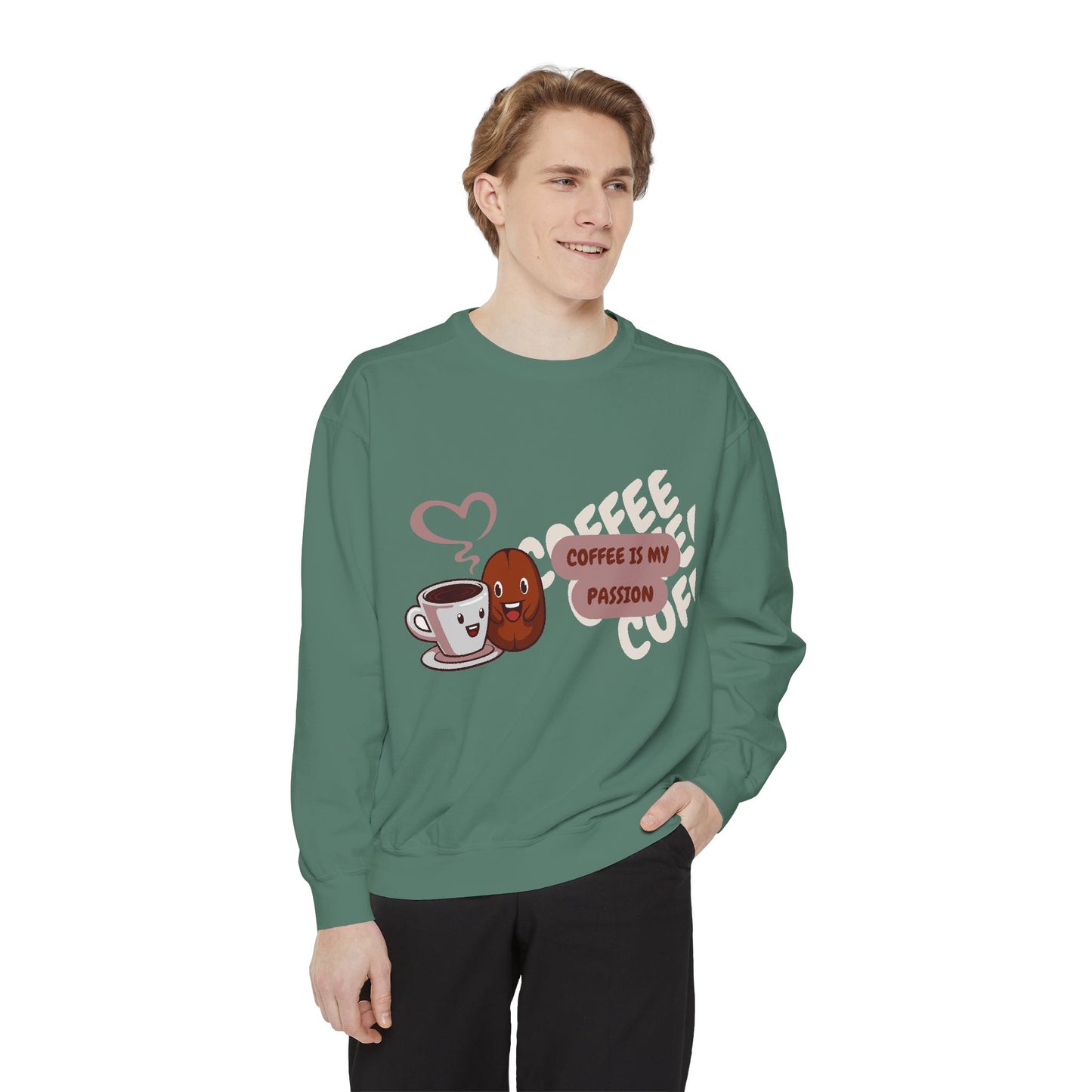 Coffee Lovers Sweatshirt | Cozy Morning Gift for Cafe Enthusiasts, Warm & Comfortable