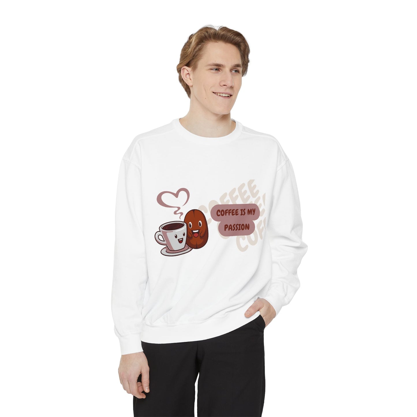 Coffee Lovers Sweatshirt | Cozy Morning Gift for Cafe Enthusiasts, Warm & Comfortable
