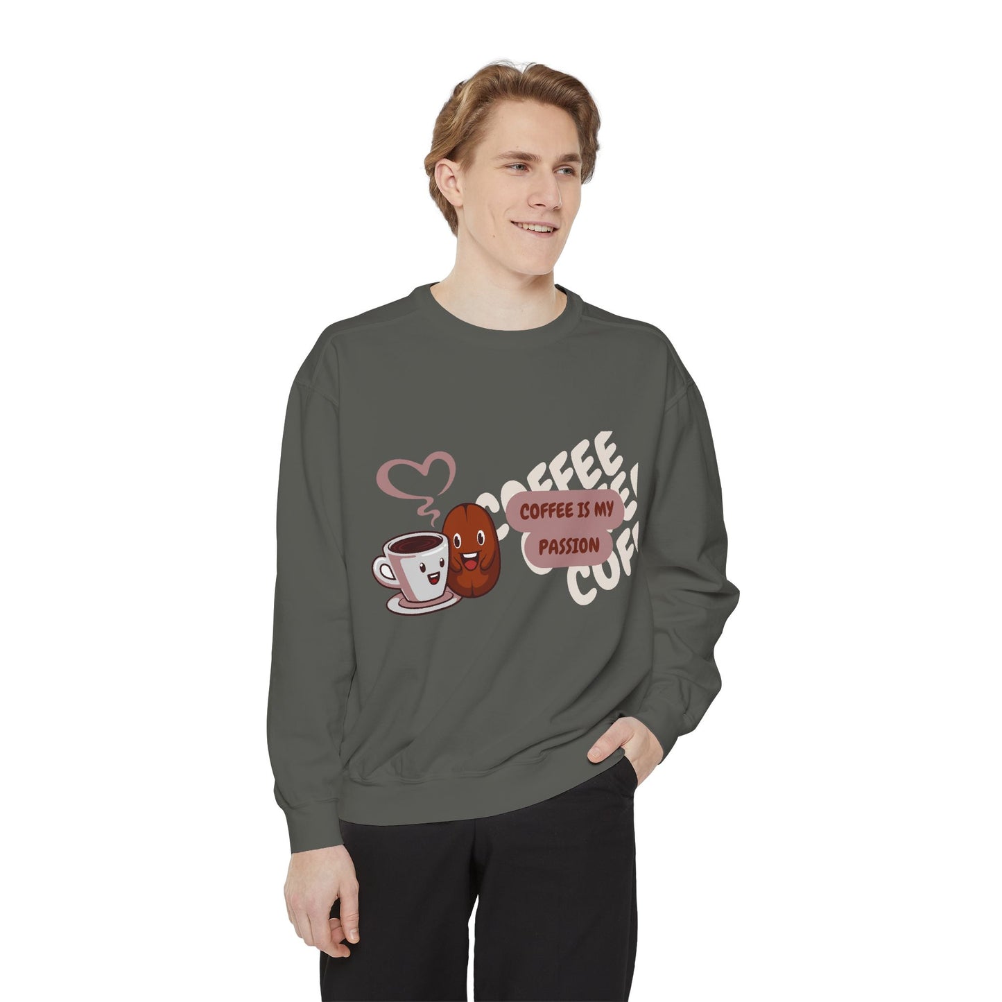Coffee Lovers Sweatshirt | Cozy Morning Gift for Cafe Enthusiasts, Warm & Comfortable