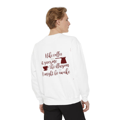 Coffee Lovers Sweatshirt | Cozy Morning Gift for Cafe Enthusiasts, Warm & Comfortable