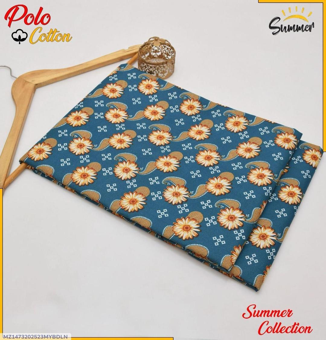 2 Pcs Women's Unstitched Printed Suit