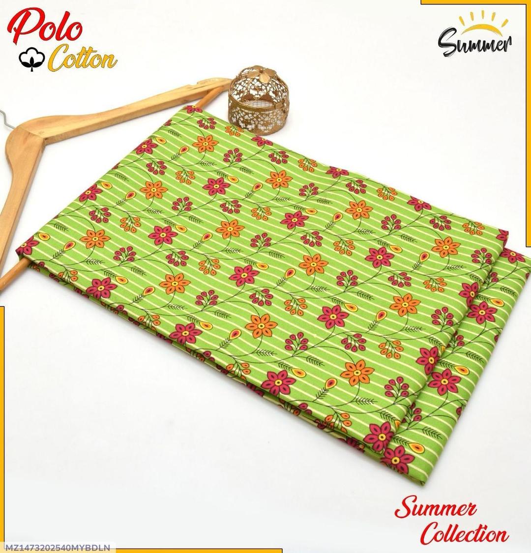 2 Pcs Women's Unstitched Printed Suit