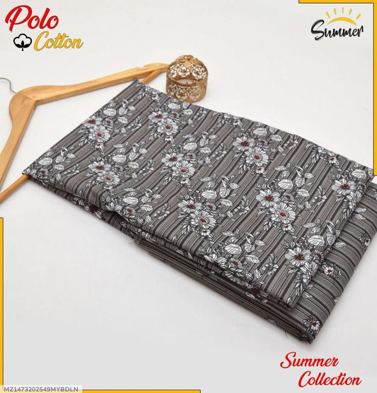 2 Pcs Women's Unstitched Printed Suit