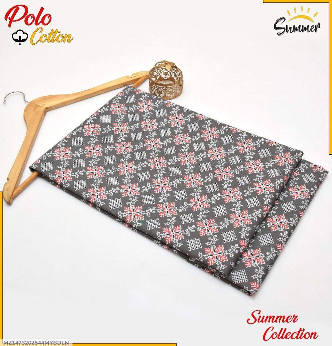 2 Pcs Women's Unstitched Printed Suit