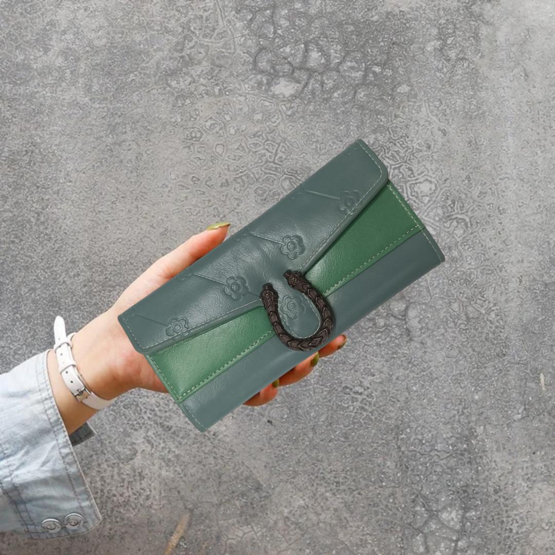 Women's PU Leather Plain Clutch