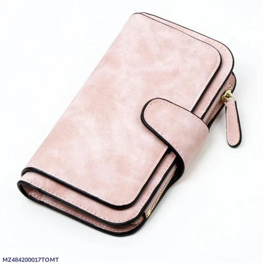 Girl's Faux Leather Plain Clutch