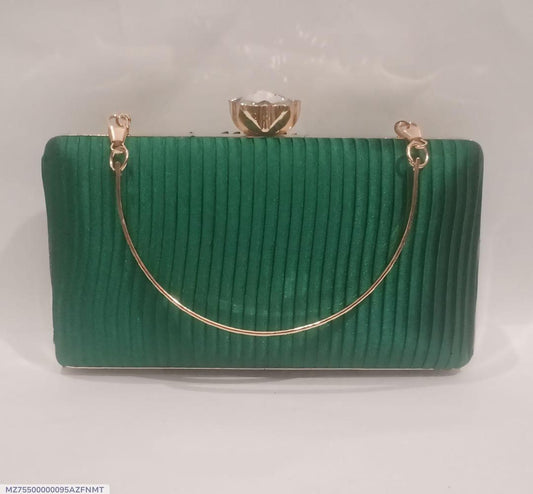 Girl's Rexine Textured Fancy Clutch
