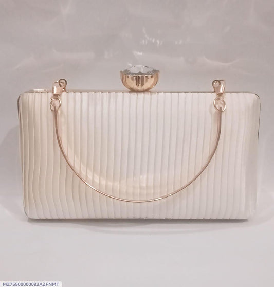 Girl's Rexine Textured Fancy Clutch