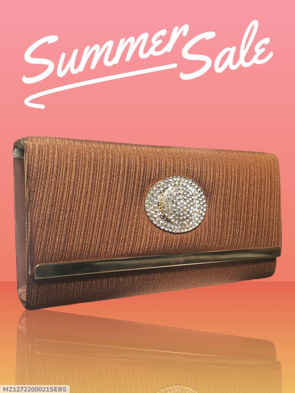 Women's Rexine Plain Fancy Clutch