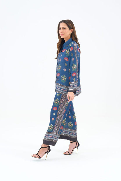 Stylish Printed Lawn Suit for Women - 2 Pcs Set with Cut Work Neckline
