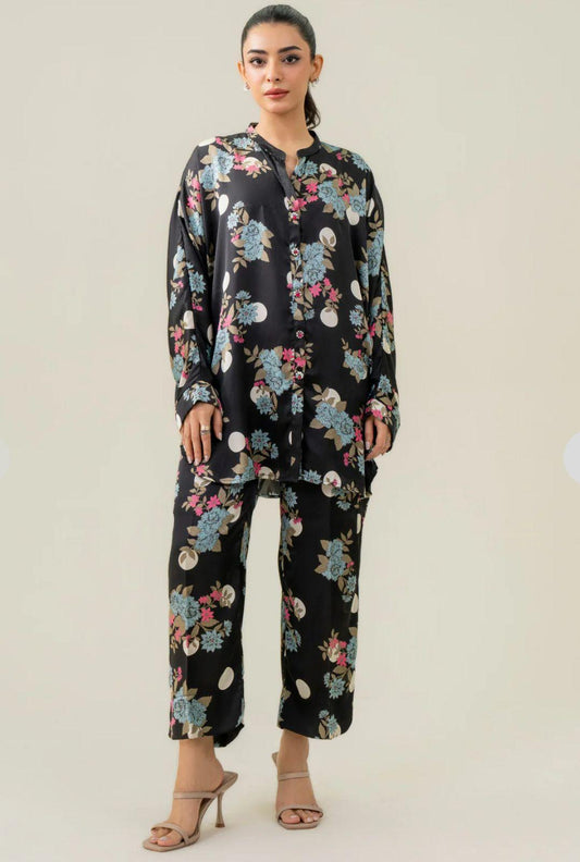 Stylish Printed Lawn Suit for Women - 2 Pcs Set with Cut Work Neckline