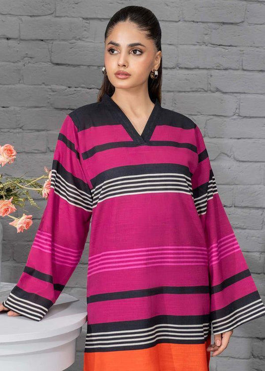 Stylish Printed Lawn Suit for Women - 2 Pcs Set with Cut Work Neckline