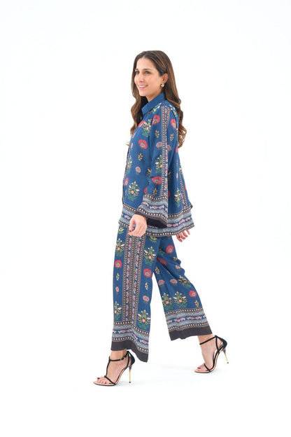 Stylish Printed Lawn Suit for Women - 2 Pcs Set with Cut Work Neckline