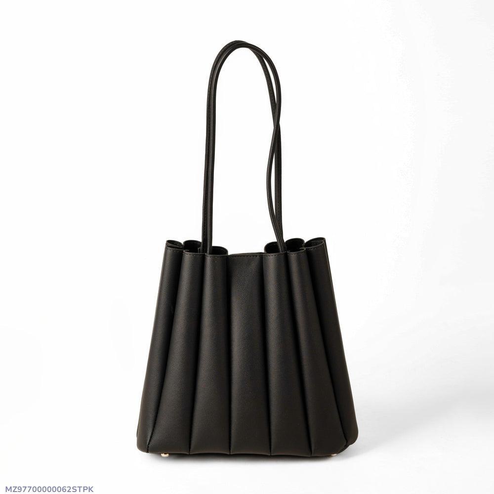 Women's PU Leather Plain Shoulder Bag