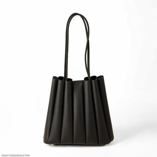 Women's PU Leather Plain Shoulder Bag