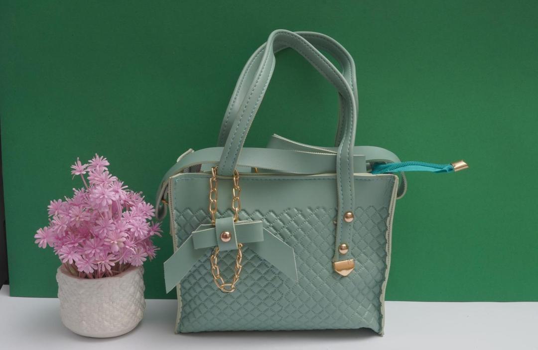 Chic Leather Textured Shoulder Bag for Girls - 1 Pc in Stylish Colors