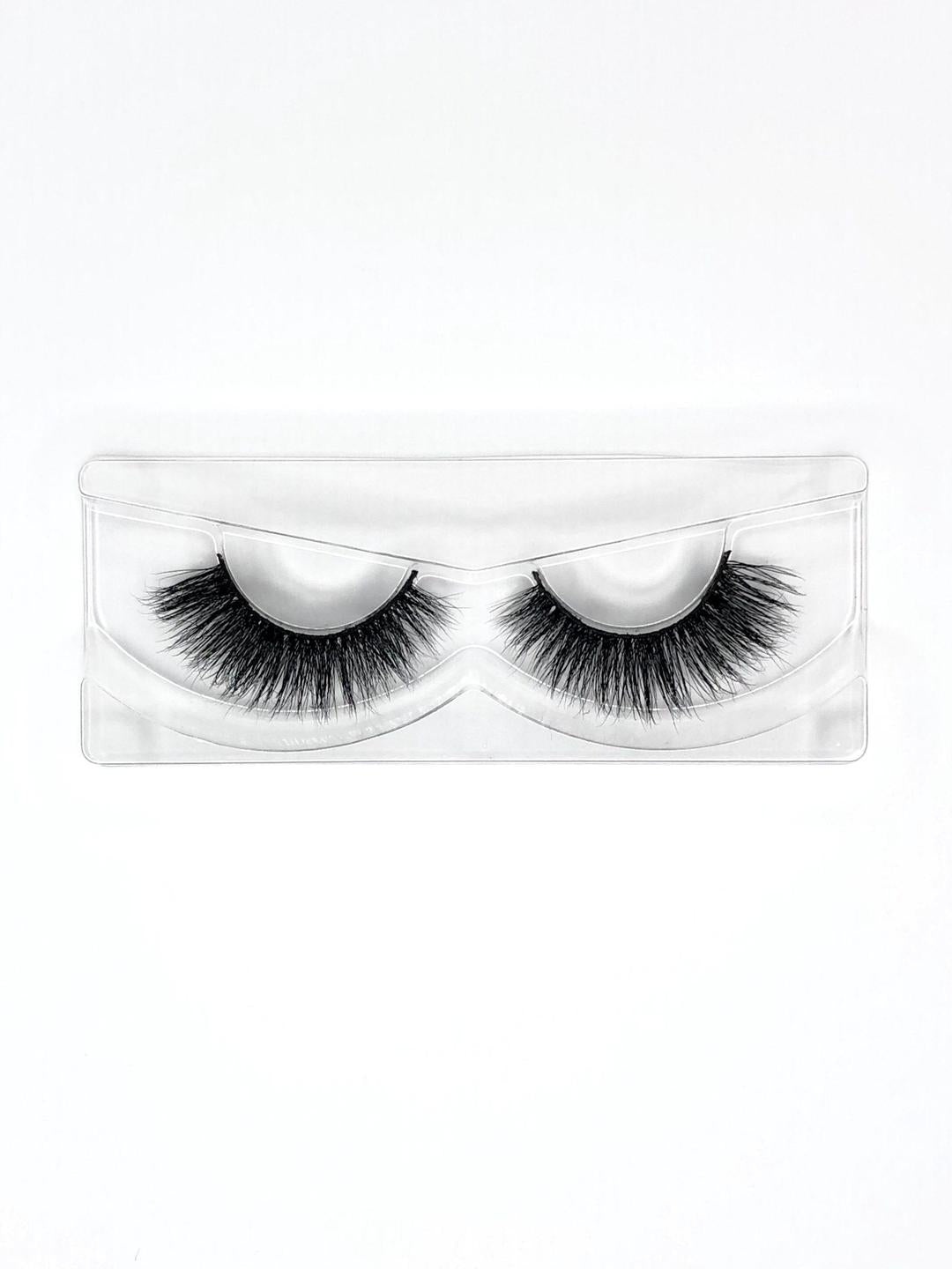 3D False Eyelashes - 1 Pcs Black Smooth Texture for Stunning Volume