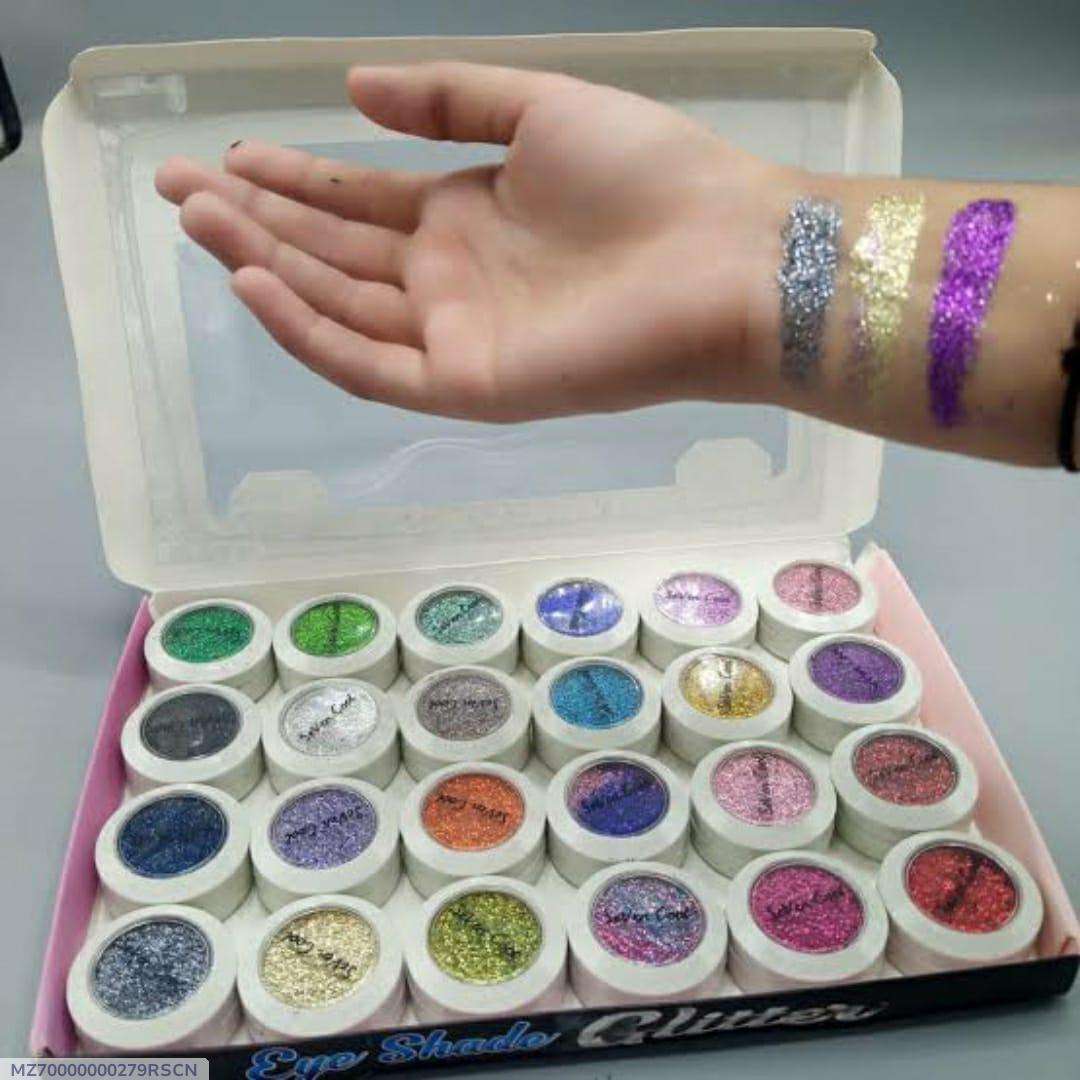 12 Pcs Glitter Shimmer Eyeshadow