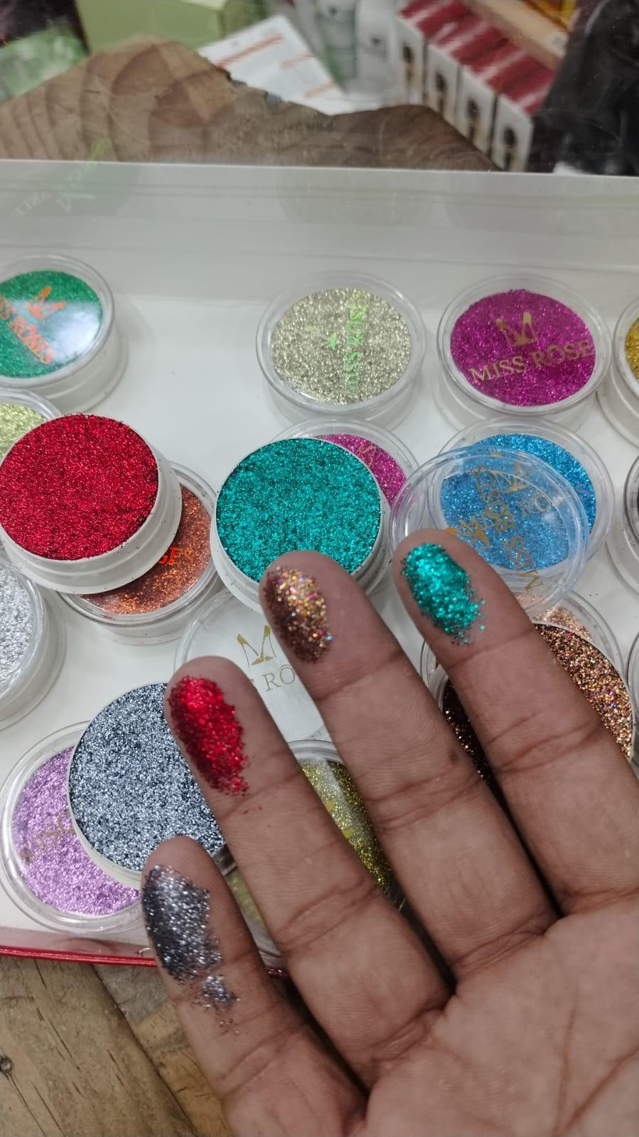 12 Pcs Glitter Shimmer Eyeshadow