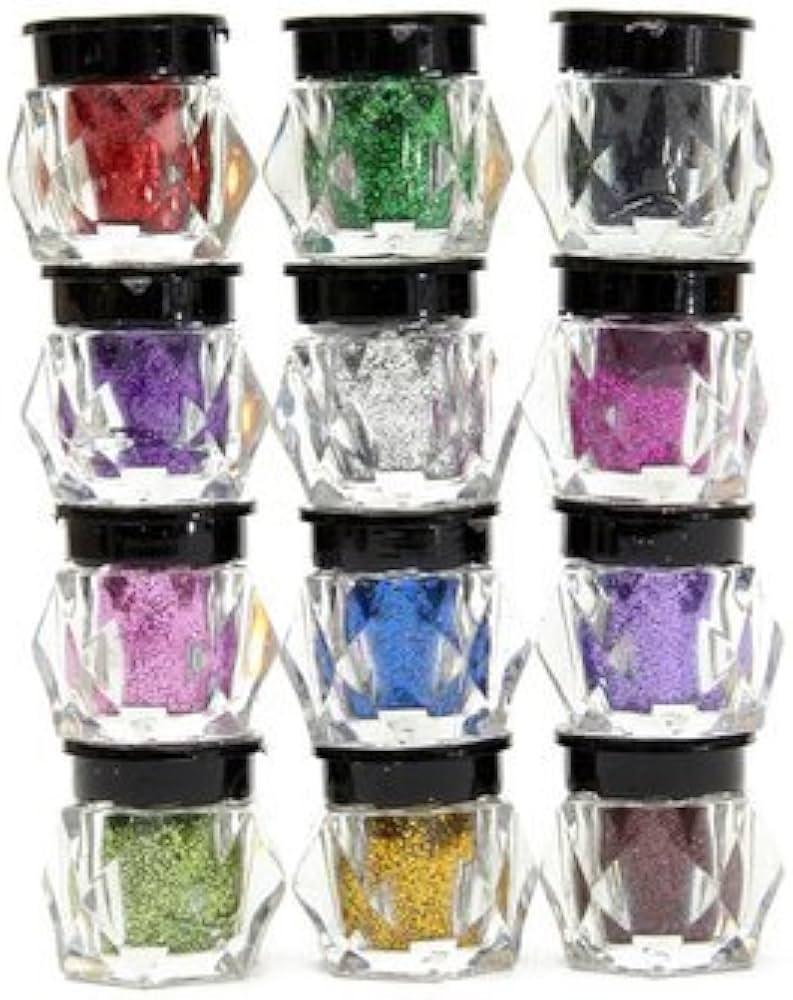 Glitter Eyeshadow Shimmer Powder Pack Of 12 & 6