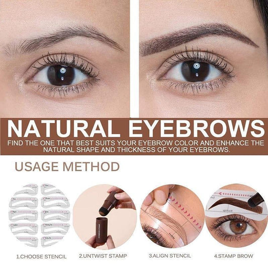 2 in 1 Eyebrow Stamp - Effortless Styling and Flawless Finish