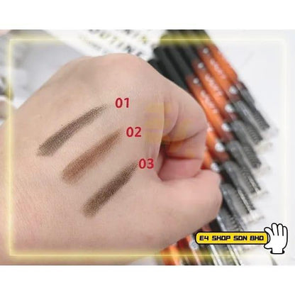 Waterproof Eyebrow Pencil And Brush