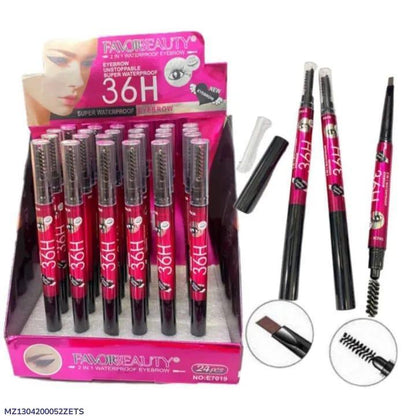 Waterproof Eyebrow Pencil And Brush