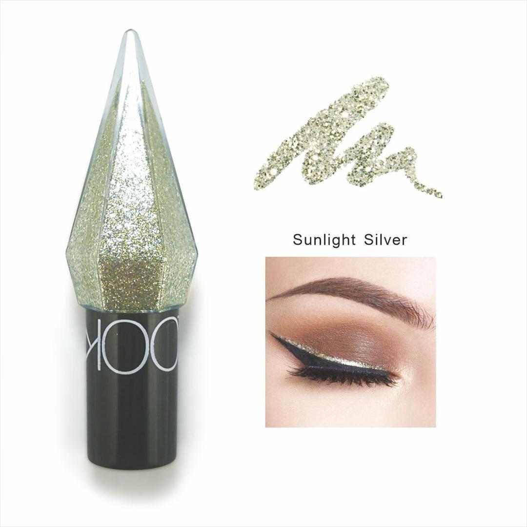 Glow Eyeliner Liquid Mini Five-color Shimmer Eyeshadow Paste Smooth Fine Brush Head Cross-border Beauty Makeup