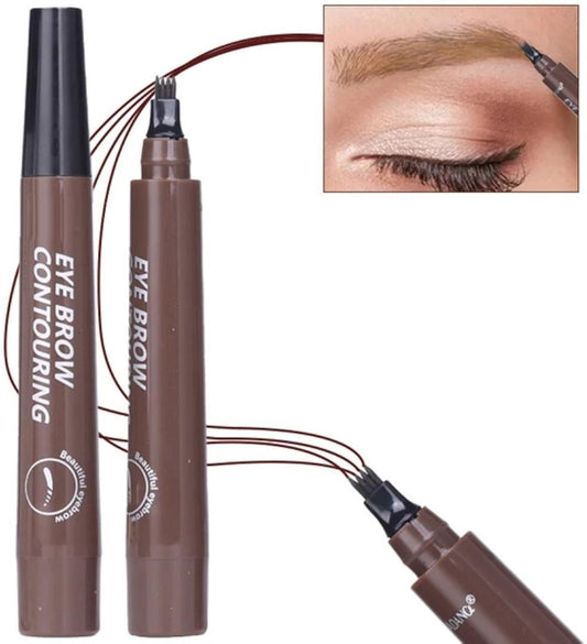 Waterproof Eyeliner - Smudge Proof Liquid Eyeliner in Black & Brown - 1 Pcs