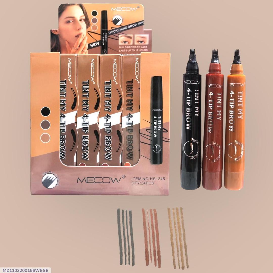 Waterproof Eyeliner - Smudge Proof Liquid Eyeliner in Black & Brown - 1 Pcs