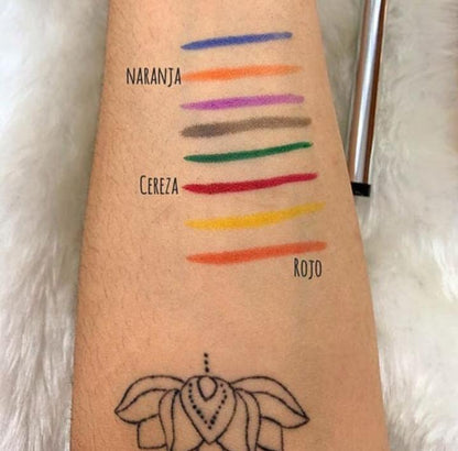 Matte Gel Eyeliner Set - Vibrant Color Selection