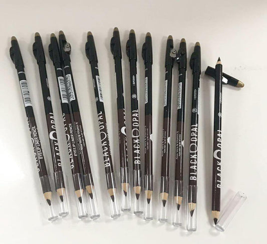 2 in 1 Eye Pencil With Sharpener, Pack of 12 & 6
