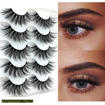 Natural Eye Lashes, Pack Of 2